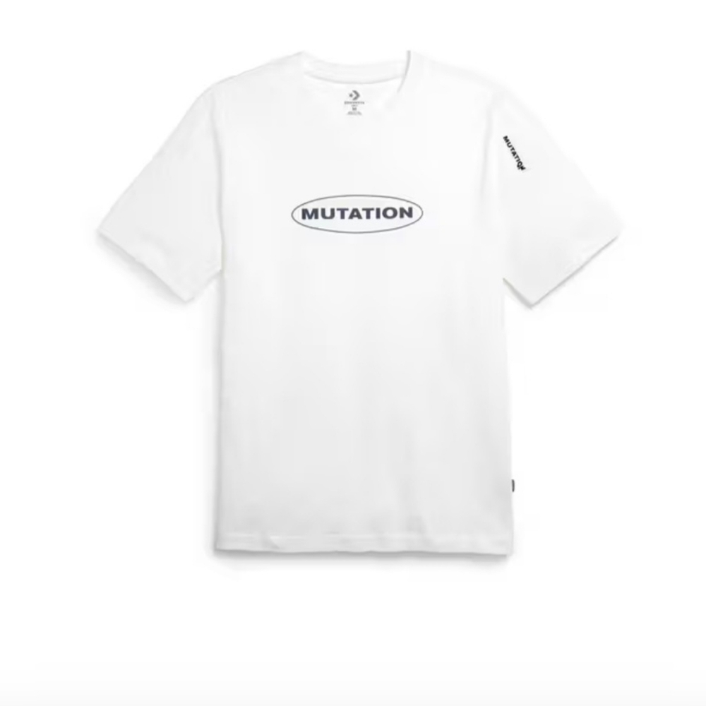 P.A.M X Converse White Short Sleeve Tee